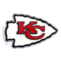 Kansas City Chiefs Large Hitch Cover Class II and Class III Metal Plugs - Flyclothing LLC