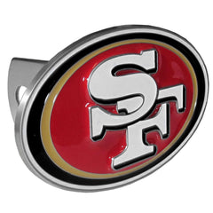 San Francisco 49ers Large Hitch Cover Class II and Class III Metal Plugs - Flyclothing LLC