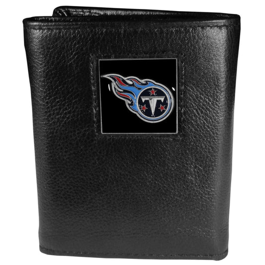 Tennessee Titans Deluxe Leather Tri-fold Wallet - Flyclothing LLC