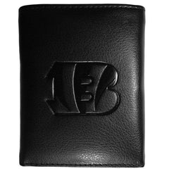 Cincinnati Bengals Embossed Tri-fold Wallet - Siskiyou Buckle