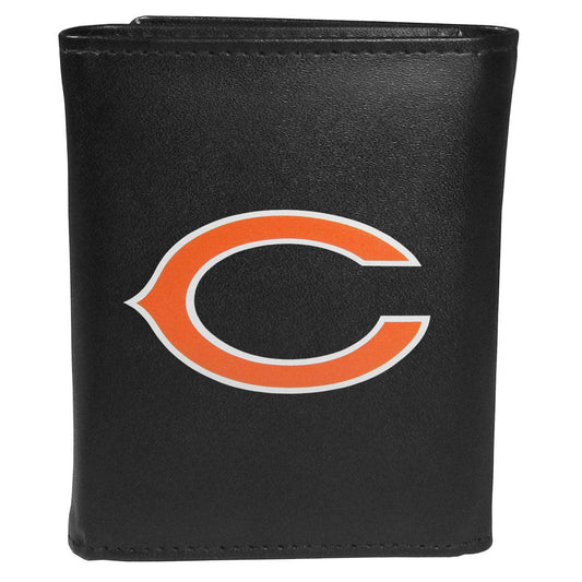 Chicago Bears Tri-fold Wallet Large Logo - Siskiyou Buckle