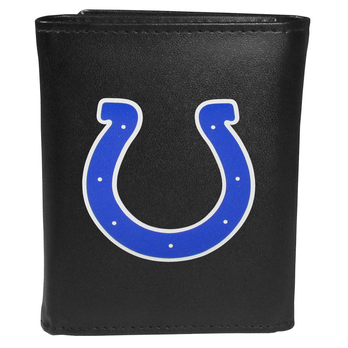 Indianapolis Colts Tri-fold Wallet Large Logo - Flyclothing LLC