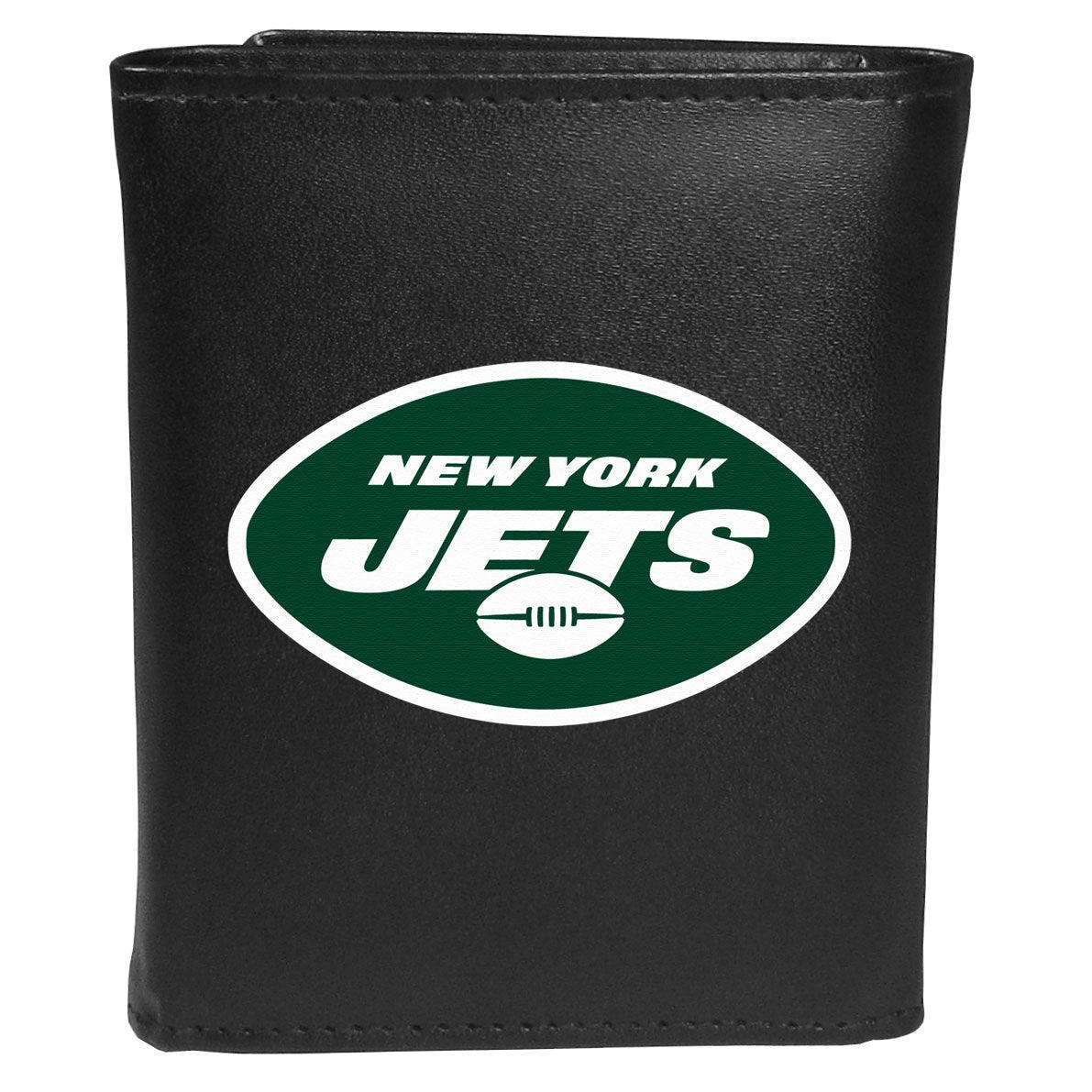 New York Jets Tri-fold Wallet Large Logo - Flyclothing LLC