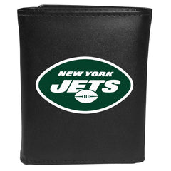 New York Jets Tri-fold Wallet Large Logo - Flyclothing LLC