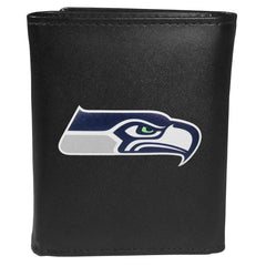 Seattle Seahawks Tri-fold Wallet Large Logo - Flyclothing LLC