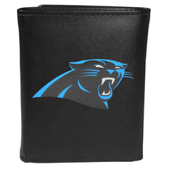 Carolina Panthers Tri-fold Wallet Large Logo - Flyclothing LLC