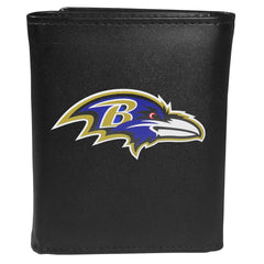 Baltimore Ravens Tri-fold Wallet Large Logo - Flyclothing LLC