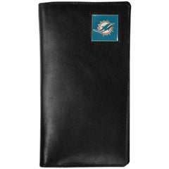 Miami Dolphins Leather Tall Wallet - Flyclothing LLC