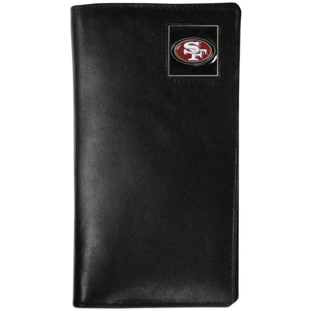 San Francisco 49ers Leather Tall Wallet - Flyclothing LLC