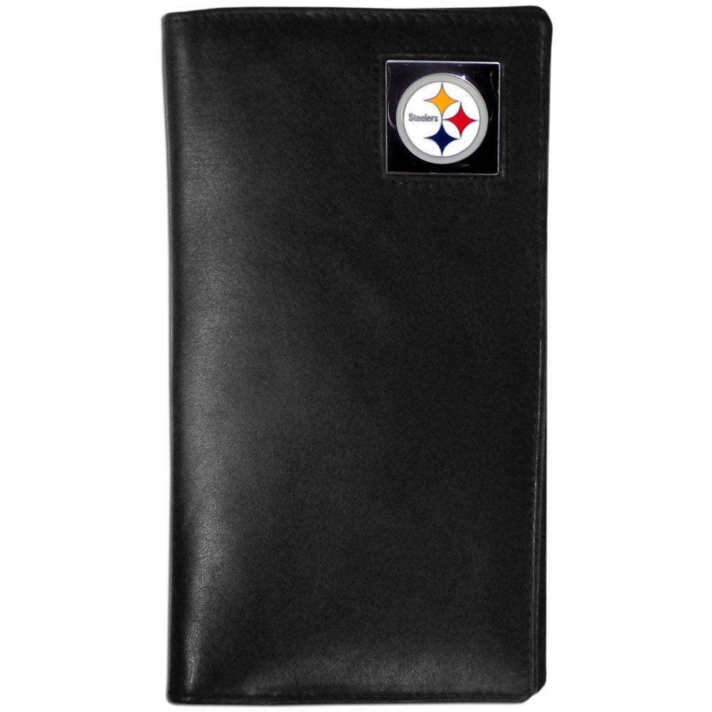 Pittsburgh Steelers Leather Tall Wallet - Flyclothing LLC