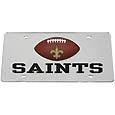 New Orleans Saints Mirrored License Plate - Siskiyou Buckle