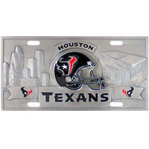 Houston Texans Collector's License Plate - Siskiyou Buckle