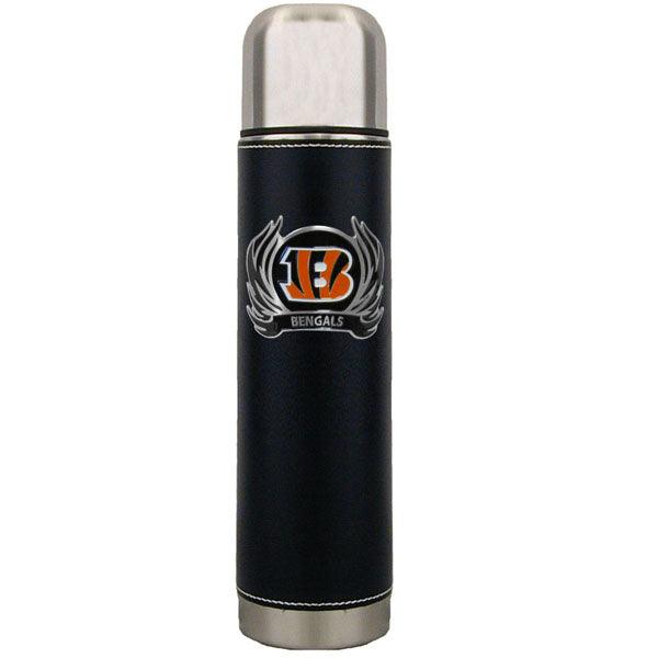 Cincinnati Bengals Thermos with Flame Emblem - Siskiyou Buckle