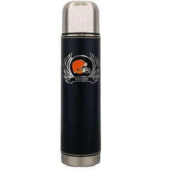 Cleveland Browns Thermos with Flame Emblem - Siskiyou Buckle