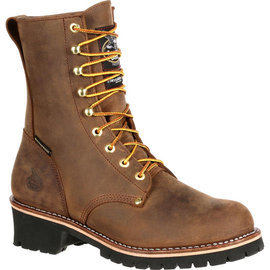 Georgia Boot Steel Toe Waterproof 400G Insulated Logger Work Boot - Flyclothing LLC