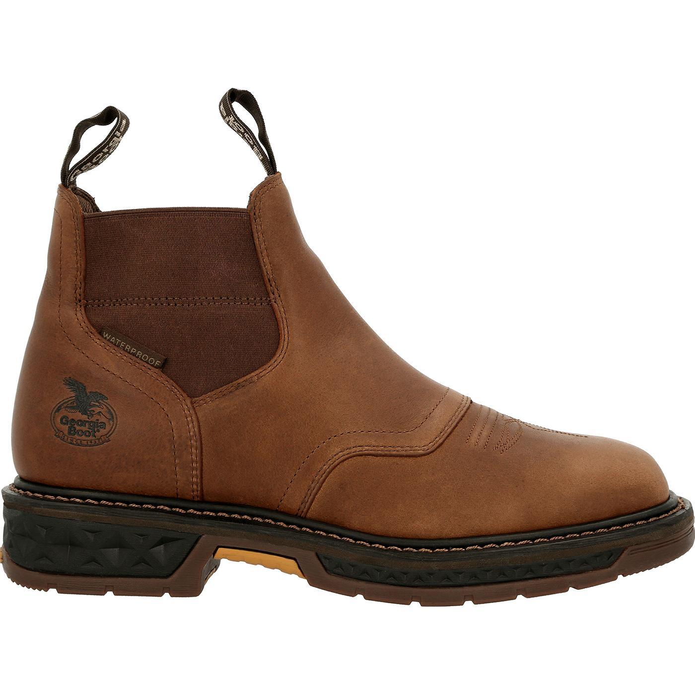 Georgia Boot Carbo-Tec LT Waterproof Chelsea Work Boot - Flyclothing LLC