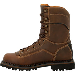 Georgia Boot AMP LT Low Heel Logger Waterproof Work Boot - Flyclothing LLC