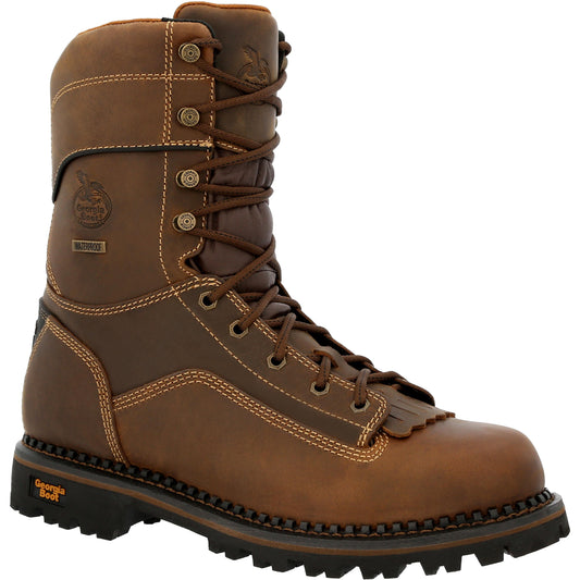 Georgia Boot AMP LT Low Heel Logger Waterproof Work Boot - Flyclothing LLC