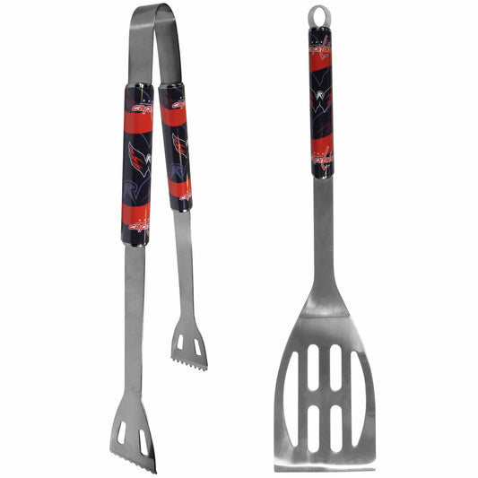 Washington Capitals® 2 pc Steel BBQ Tool Set - Flyclothing LLC