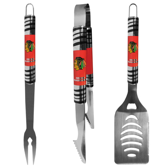 Chicago Blackhawks® 3 pc Tailgater BBQ Set - Flyclothing LLC