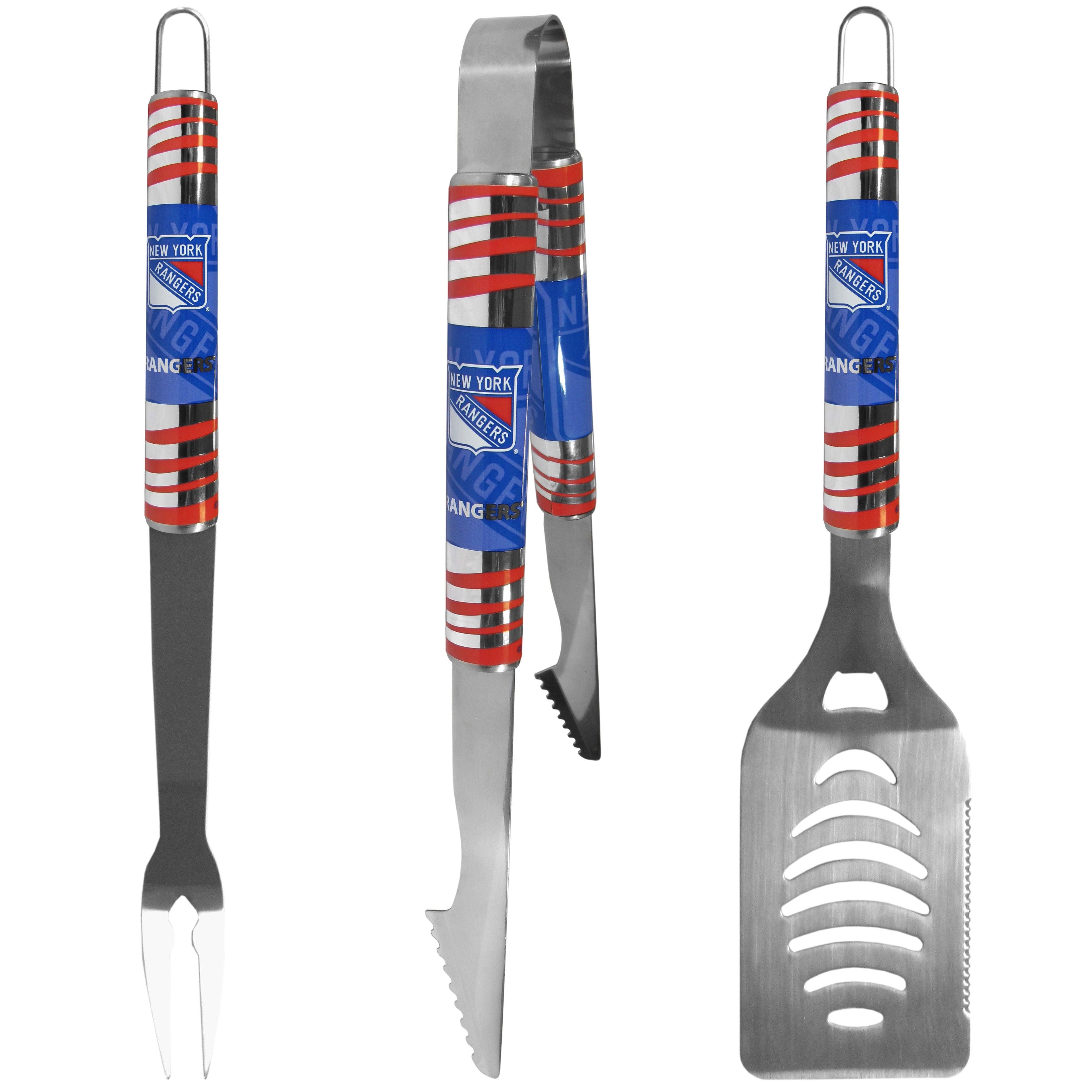 New York Rangers® 3 pc Tailgater BBQ Set - Siskiyou Buckle