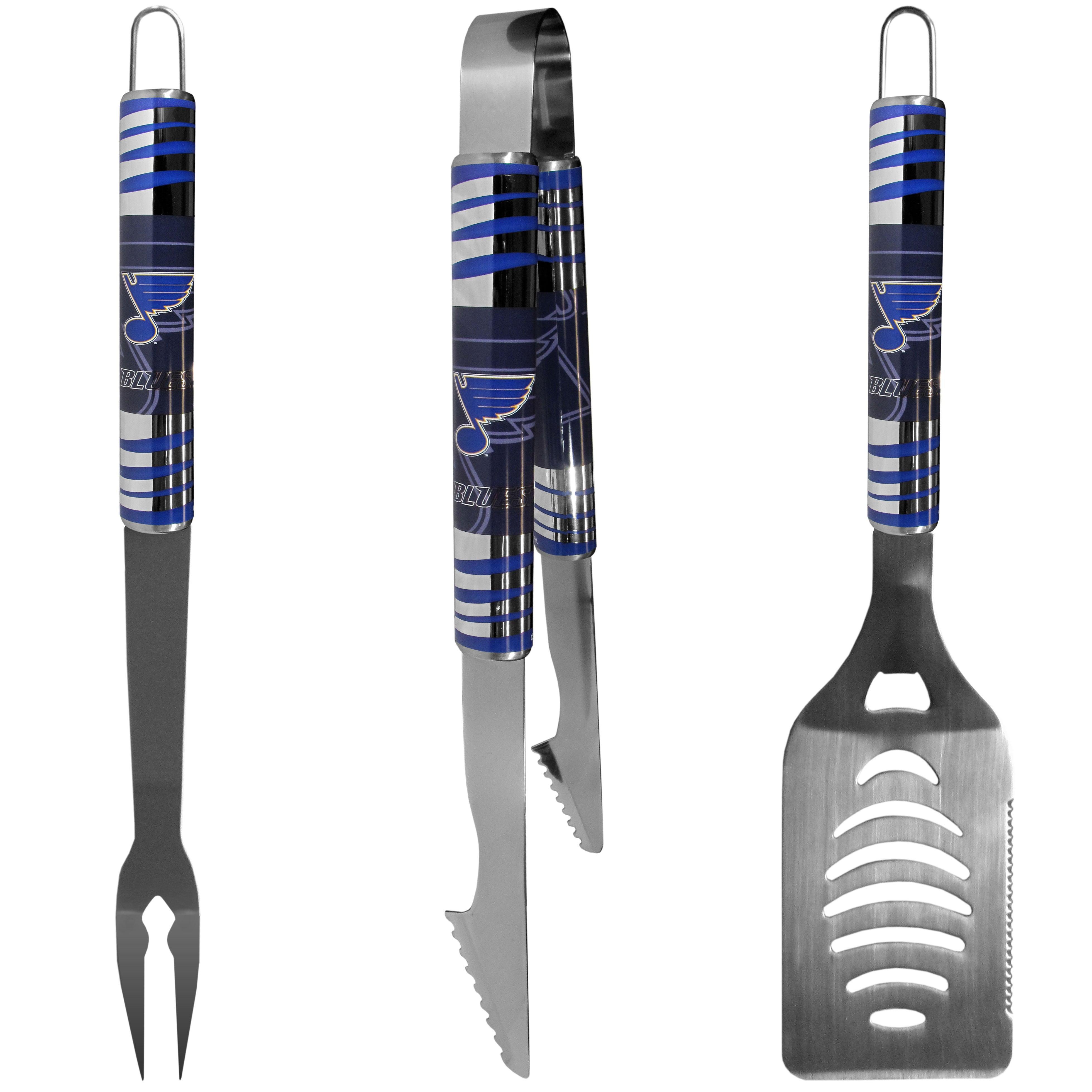 St. Louis Blues® 3 pc Tailgater BBQ Set - Flyclothing LLC