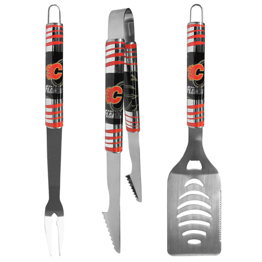 Calgary Flames® 3 pc Tailgater BBQ Set - Flyclothing LLC