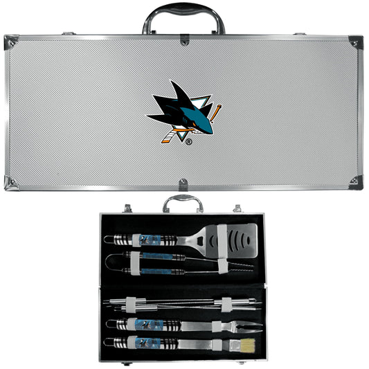 San Jose Sharks® 8 pc Tailgater BBQ Set - Flyclothing LLC