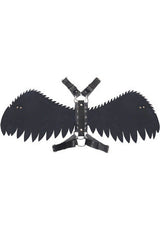 Daisy Corsets Black & White Layered Wing Body Harness - Flyclothing LLC