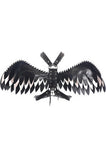 Daisy Corsets Black & White Layered Wing Body Harness