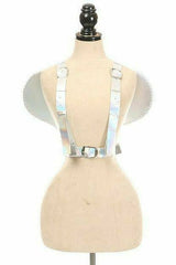 Daisy Corsets Silver Holo Angel Wing Harness