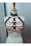 Daisy Corsets Candy Collection - Red Chain Harness