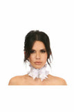 Daisy Corsets Kitten Collection White/White Lace Choker