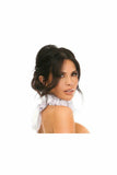 Daisy Corsets Kitten Collection White/White Lace Choker - Flyclothing LLC