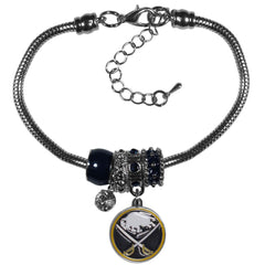 Buffalo Sabres® Euro Bead Bracelet - Flyclothing LLC