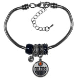 Edmonton Oilers® Euro Bead Bracelet - Flyclothing LLC