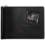 Columbus Blue Jackets® Leather Bill Clip Wallet - Flyclothing LLC