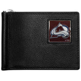 Colorado Avalanche® Leather Bill Clip Wallet - Siskiyou Buckle