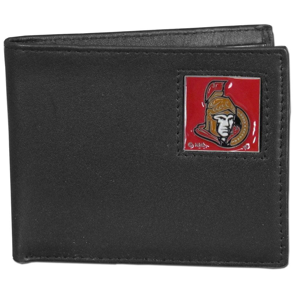 Ottawa Senators® Leather Bi-fold Wallet - Flyclothing LLC