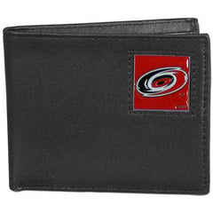 Carolina Hurricanes® Leather Bi-fold Wallet - Siskiyou Buckle