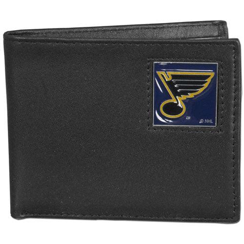 St. Louis Blues® Leather Bi-fold Wallet - Flyclothing LLC