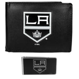 Los Angeles Kings Bi-fold Wallet & Black Money Clip - Flyclothing LLC