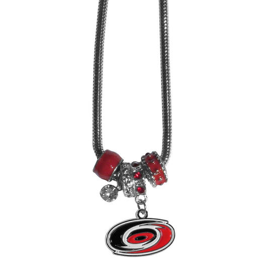 Carolina Hurricanes® Euro Bead Necklace - Flyclothing LLC