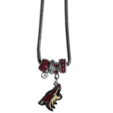 Arizona Coyotes® Euro Bead Necklace - Flyclothing LLC