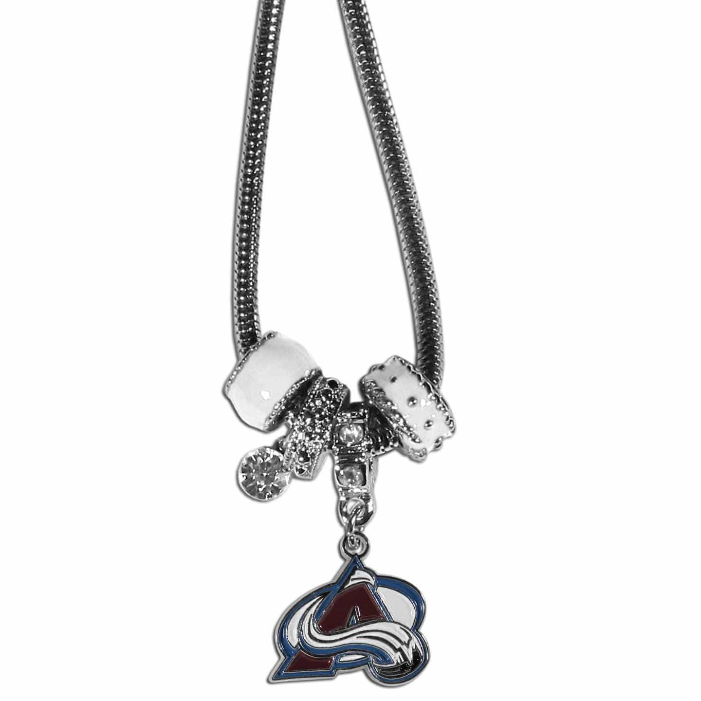 Colorado Avalanche® Euro Bead Necklace - Siskiyou Buckle