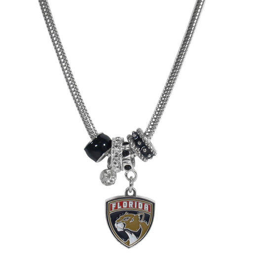 Florida Panthers® Euro Bead Necklace - Flyclothing LLC