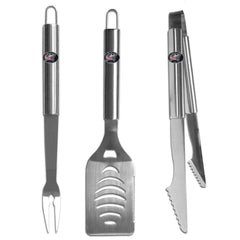 Columbus Blue Jackets® 3 pc Stainless Steel BBQ Set - Siskiyou Buckle