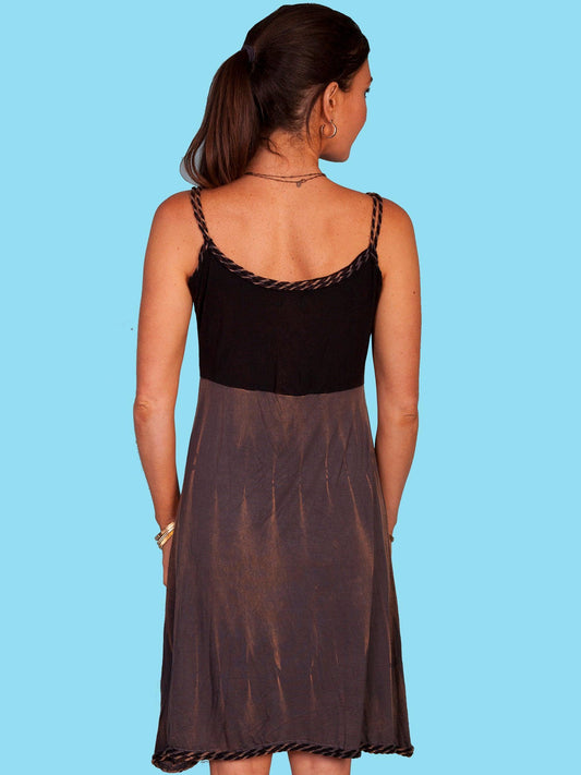 Scully BLACK COTTON EMB. DRESS - Flyclothing LLC