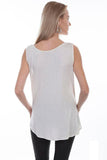 Scully IVORY EMB. TANK - Flyclothing LLC