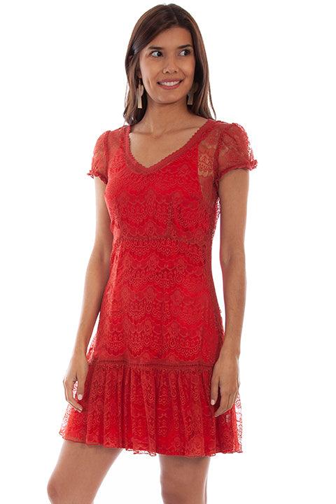 Scully SUNSET CAP SLEEVES LACE DRESS - Flyclothing LLC